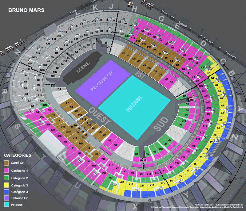 Plan de Stade de France