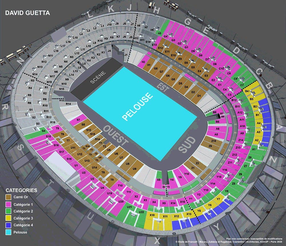Plan de Stade de France