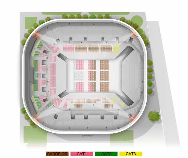 Plan de Adidas Arena