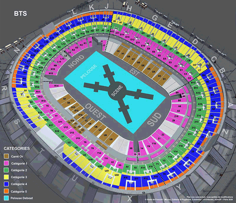 Plan de Stade de France