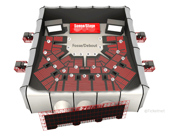 Plan de Zénith Paris - La Villette