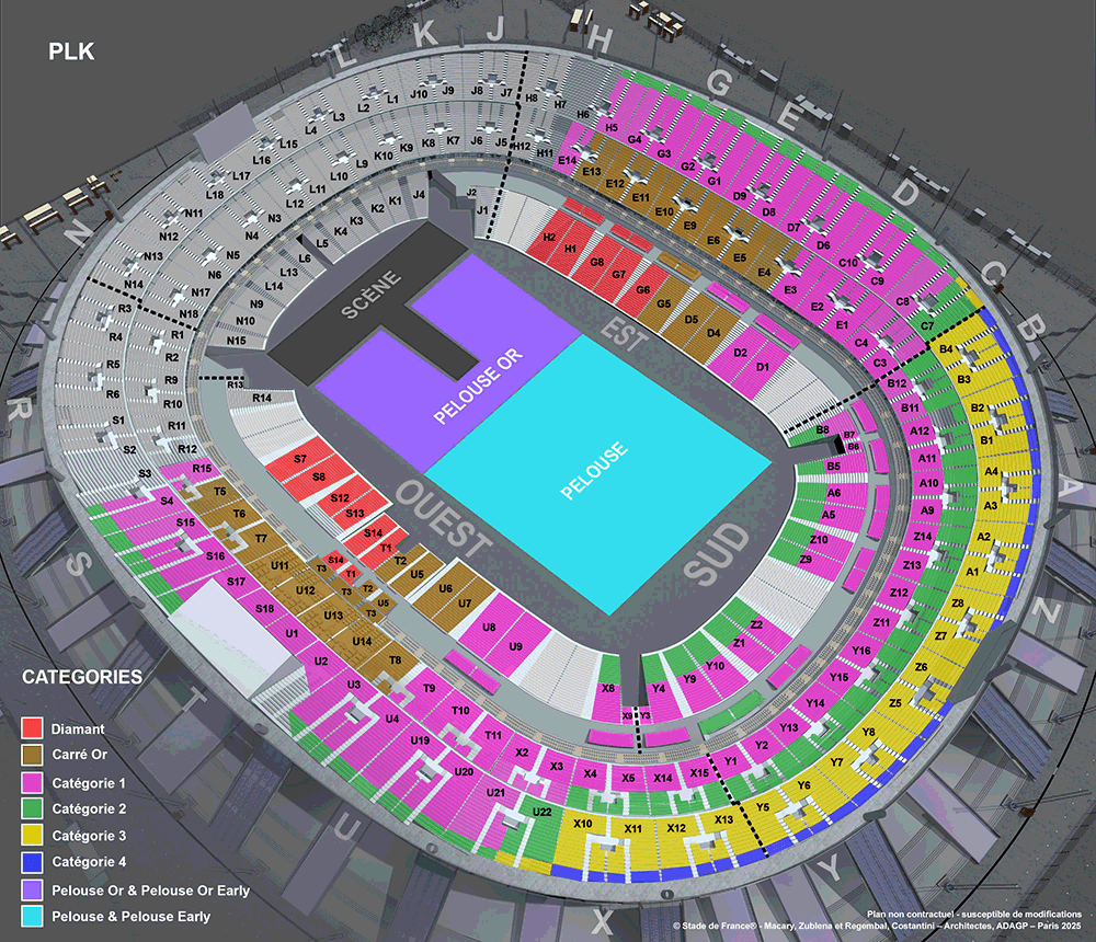 Plan de Stade de France
