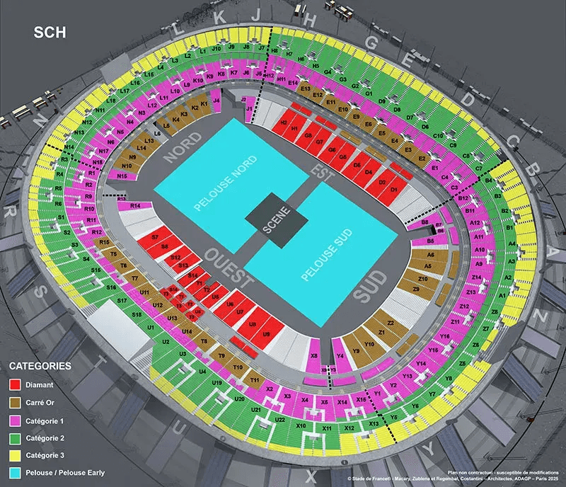 Plan de Stade de France
