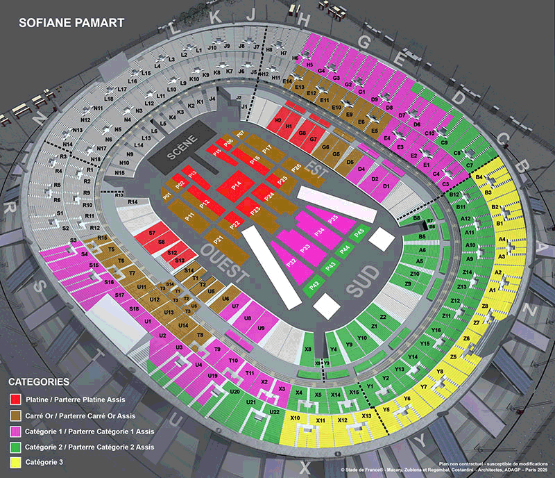 Plan de Stade de France