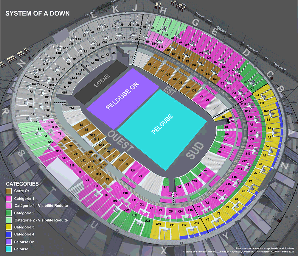 Plan de Stade de France