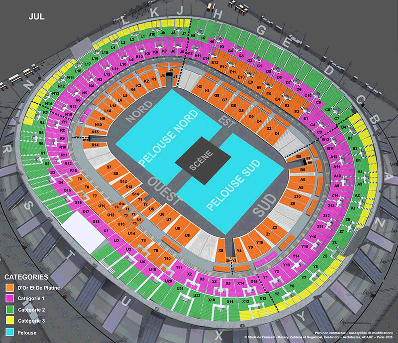 Plan de Stade de France
